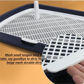 Large dog bedpan, integrated with dog sand basin for urination a