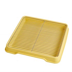 Stainless steel mesh frame pet dog excrement basin dog bedpan