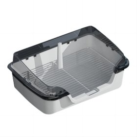 Stainless steel mesh frame with fence large dog bedpan