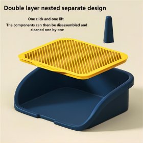 Fenced training toilet bedpan