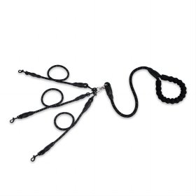 Multi head dog rope, one towing three towing ropes