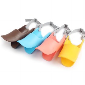 Soft silicone duck shaped dog muzzle
