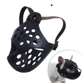 Bulldog muzzle soft rubber mask