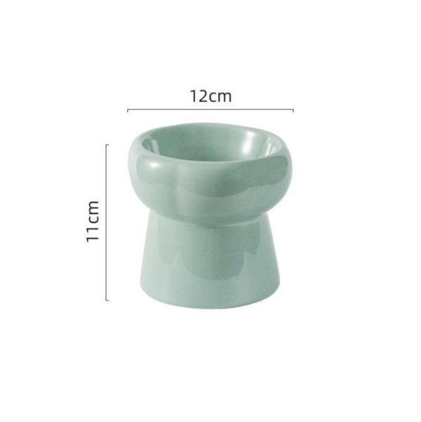 Ceramic high legged bowl