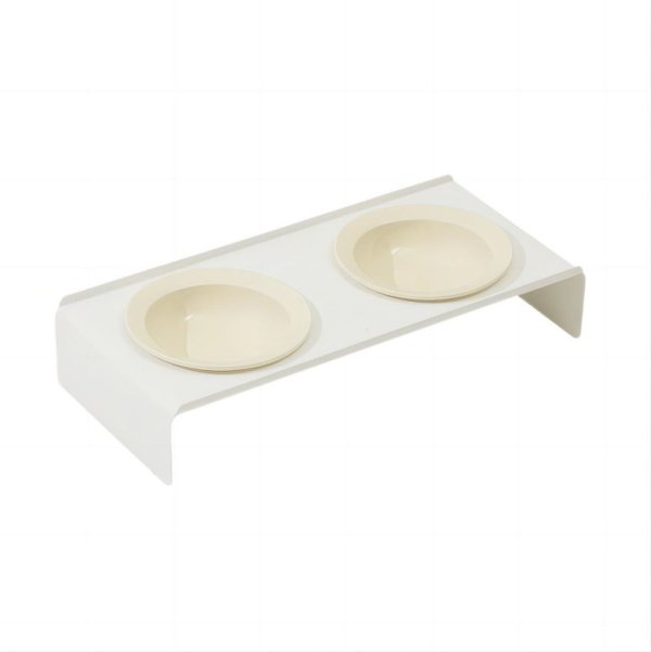 Ceramic Frisbee Flat Mouth double Bowl