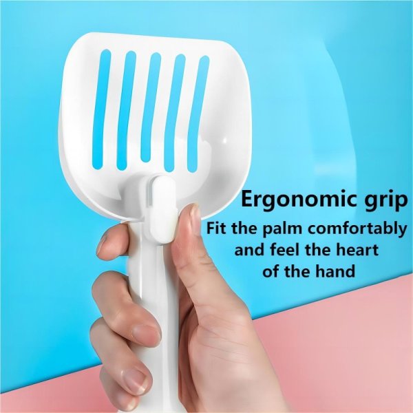 Plastic cat litter shovel