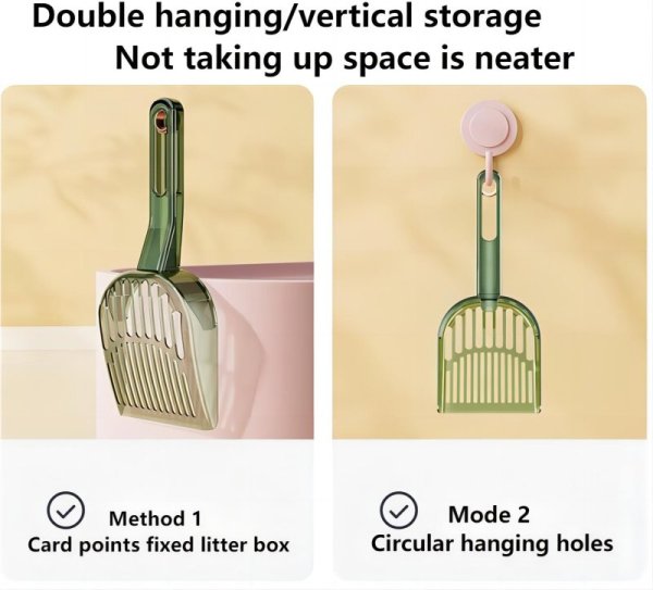 Large screening tofu cat litter shovel