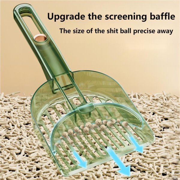 Large screening tofu cat litter shovel