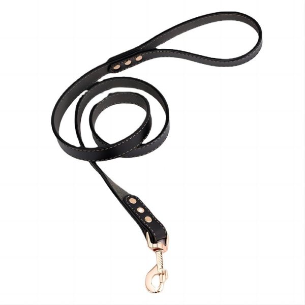 PU leather explosion-proof dog traction rope
