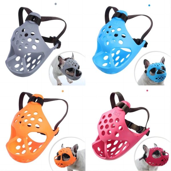 Bulldog muzzle soft rubber mask