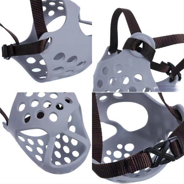 Bulldog muzzle soft rubber mask