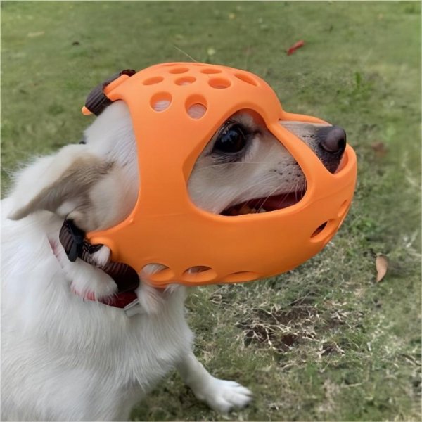 Bulldog muzzle soft rubber mask