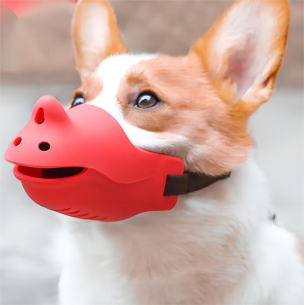 Bird beak silicone adjustable dog mouth cover