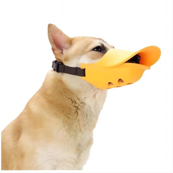 Duck beak silicone adjustable dog mouth cover