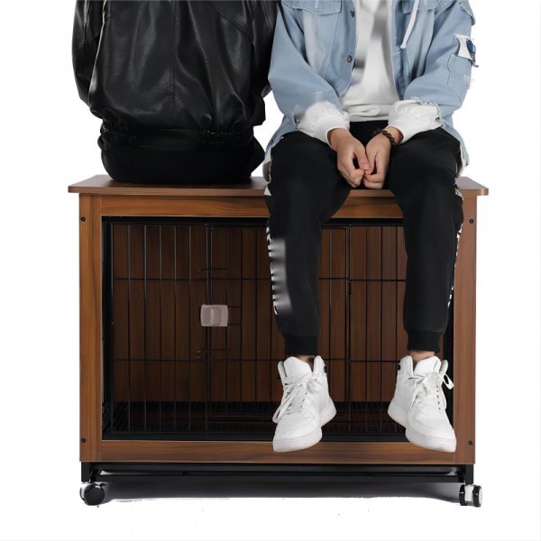 Wooden indoor Shiba Inu Medium sized dog small dog cage