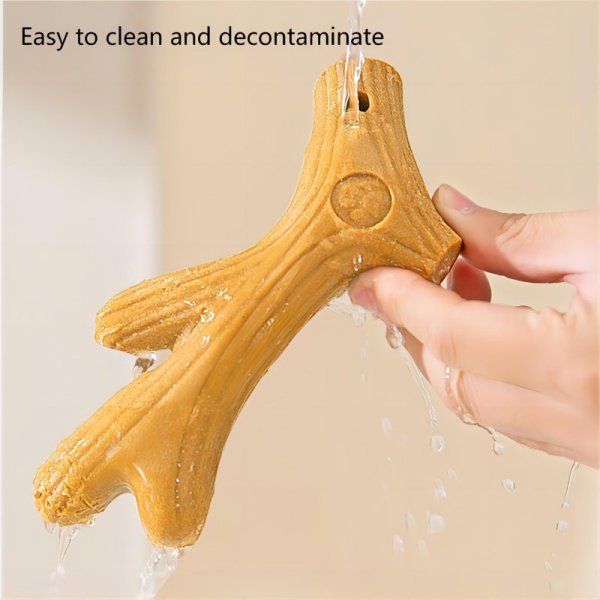 Pine-wood abrasive gnawing stick
