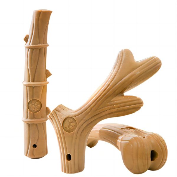 Pine-wood abrasive gnawing stick