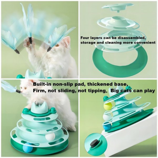 Lost Forest four-levelled cat wheel