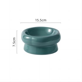 Ceramic low legged bowl