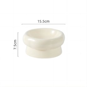 Ceramic low legged bowl