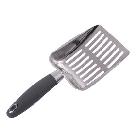 Stainless steel cat litter shovel