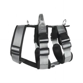 Dual traction anti release pet chest strap