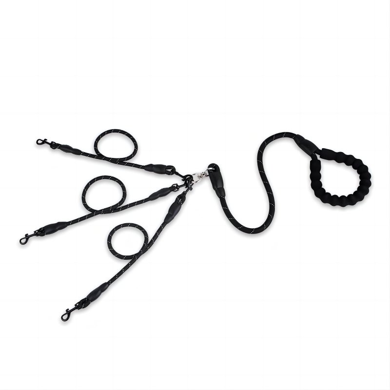 Multi head dog rope, one towing three towing ropes