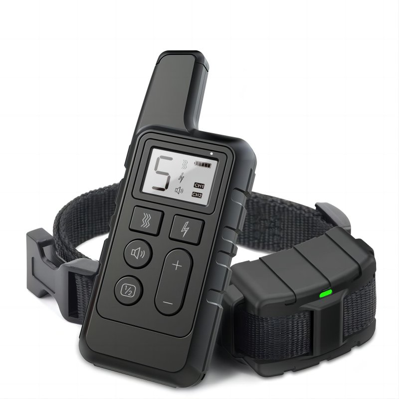 Remote controlled pet training barking stop device