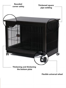 Wooden indoor Shiba Inu Medium sized dog small dog cage