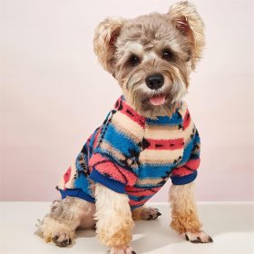 Clothing autumn and winter style ins stripe plush sweater