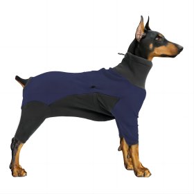 Winter medium to large dog thick four legged cotton jacket