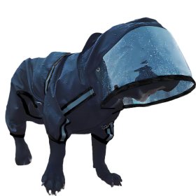 Waterproof pet dog raincoat reflective