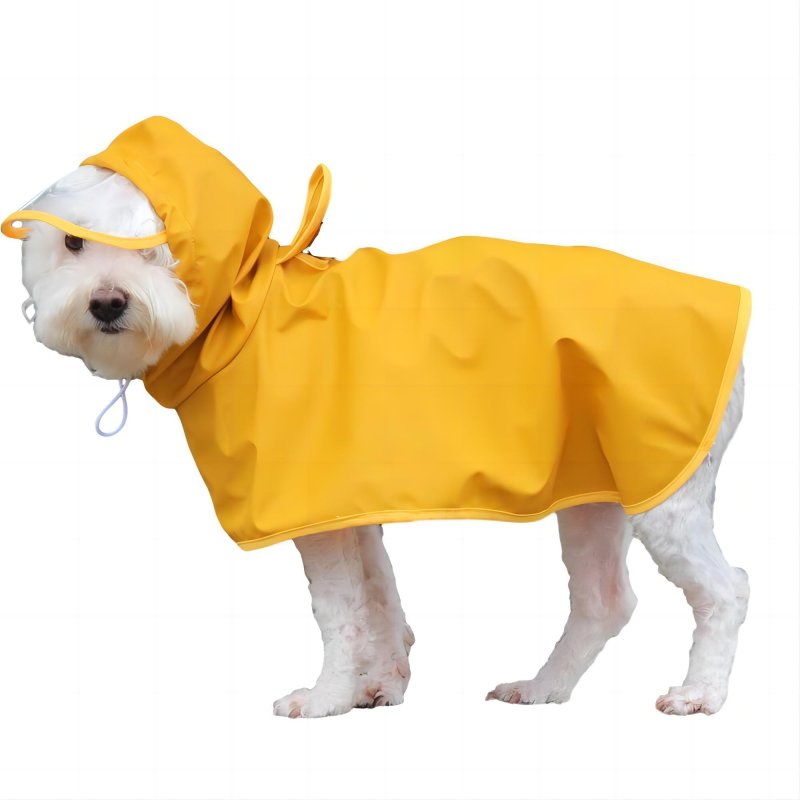 Small and medium-sized pet PU raincoat
